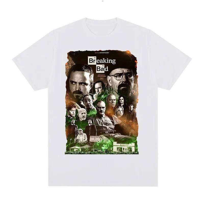 Heisenberg Vintage t-shirt Walter White Skate Streetwear Y2K 90s Cotton Men T shirt New TEE TSHIRT Womens tops X260209