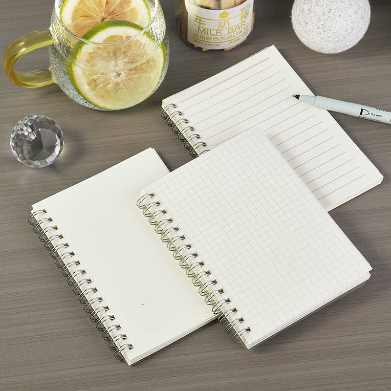 B5 notebook A5 loose-leaf notebook frosted PP spiral notebook notepad blank notebook small creative notebook S260209