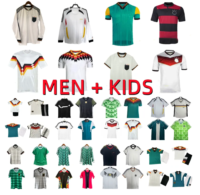 1990 1998 1988 1996 Germany Retro Littbarski BALLACK Soccer Jerseys KLINSMANN 2006 2014 fooball shirts KALKBRENNER 1996 2004 2018 Matthaus Hassler KLOSE Men kids