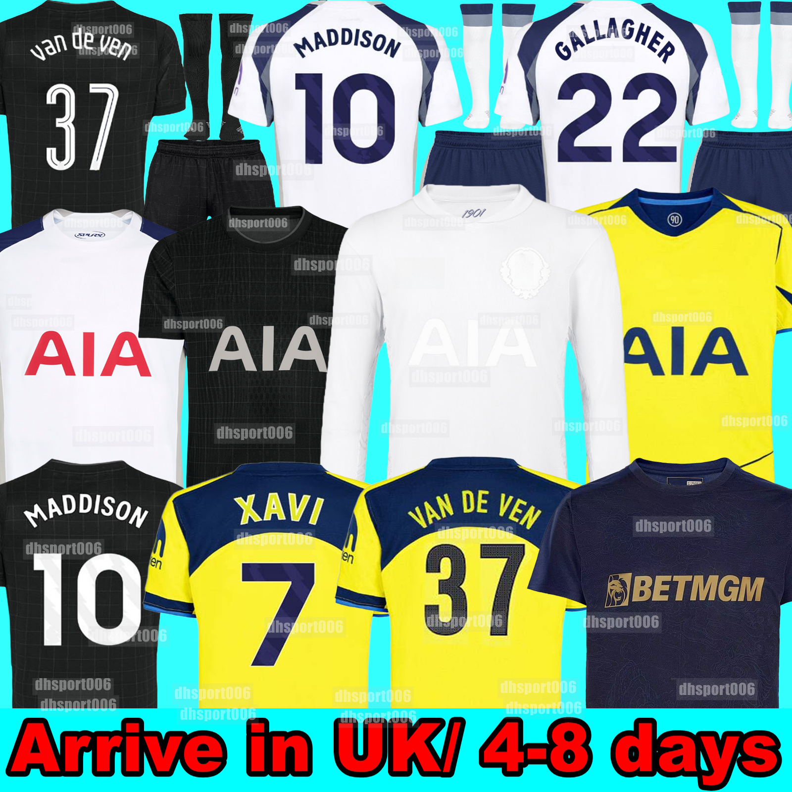 tottenham Soccer Jerseys XAVI 7 KOLO MUANI 39 25 26 1901 125th Anniversary jersey Football shirt ROMERO VAN DE VEN KULUSEVSKI PEDRO MADDISON VICARIO GALLAGHER SOUZA