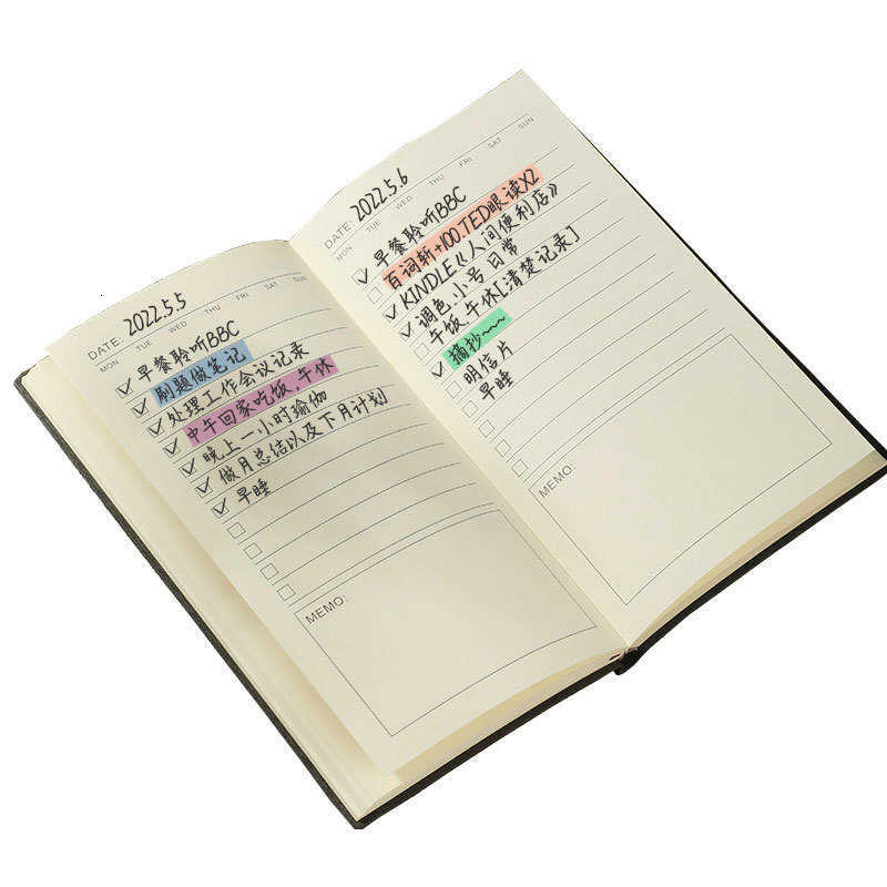 Highly Attractive Daily Planner To-do List Self-discipline Habit Formation Schedule Book 2026 Portable Pocket Notebook S260209