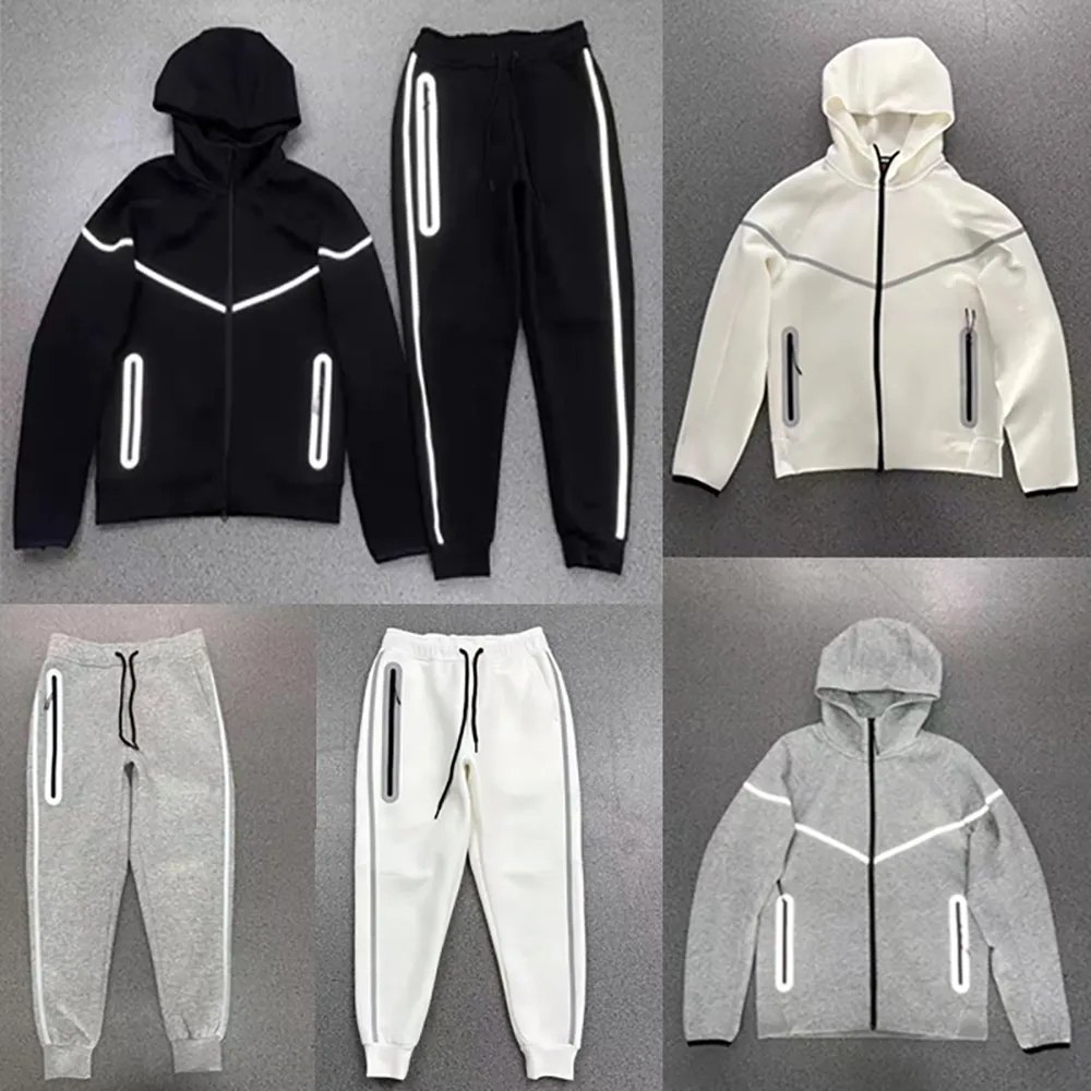 Mens Tracksuit Tech Fleece Tracksuit Nocta Tech Hoodie Jacket Running Pantalon Sportswear Pantalon Running Zip Up Hoodie Pants Set Designer Tracksuit Men Clothing