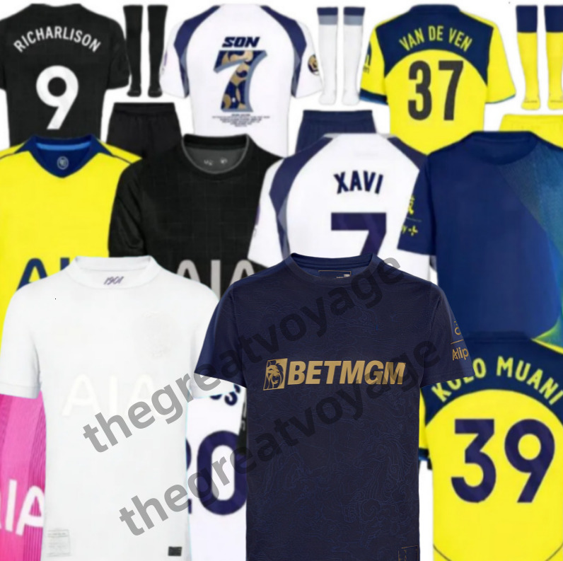 25 26 tottenham 1901 125th Anniversary XAVI Season SOLANKE GALLAGHER KUDUS MADDISON KULUSEVSKI RICHARLISON SON VAN DE VEN Soccer Jerseys 2025 kit kids equipments