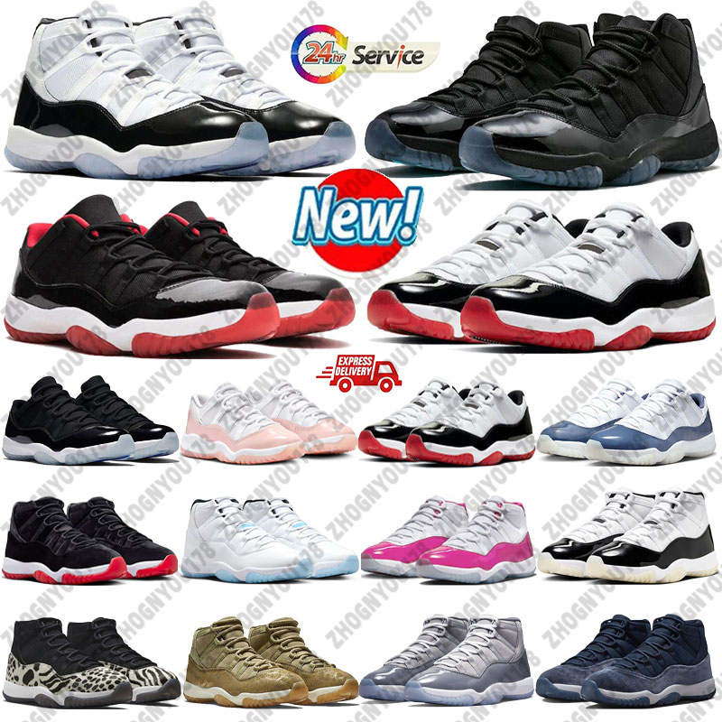 With Box 11 11s basketball shoes designer running shoes sneakers for men women Black navy Blue red wheat mens trainers womens outdoor sports size 36-47