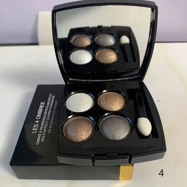 Brand 4 Colors Eye Shadow Palette With Make Up Brush 6 Kinds Can Choose Women Girl Eyes makeup Kit 301 302 303 304 305 306 High Quality