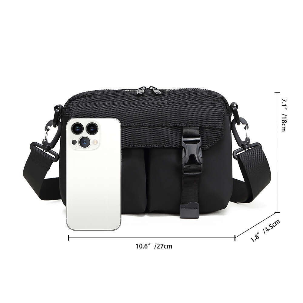 Ballistic Nylon Crossbody Black Casual Shoulder Men S Japanese Style Messenger Horizontal Square Functional Bag High Quality Luxury Bag