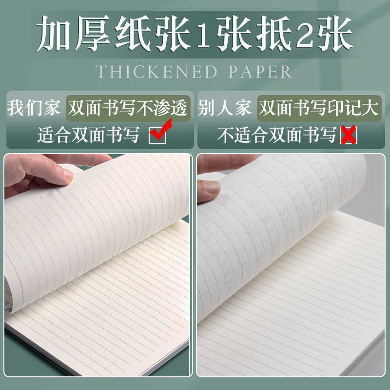 Coil notebook for students transparent PP coil notebook with strap side-turning B5 lined grid notebook S260209