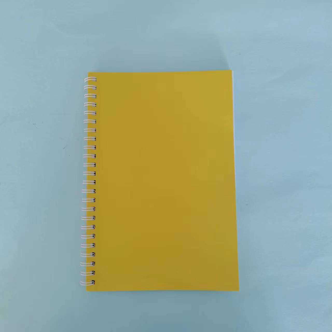 A5 Solid Color Simple Spiral Notebook Softcover Notebook Multi-color Student Planner Customizable S260209