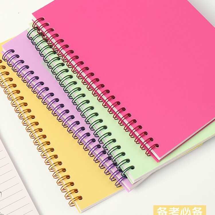 Notebook A5-80 Sheets Spiral Notebook Simple Student Journal Diary PP Cover Special S260209