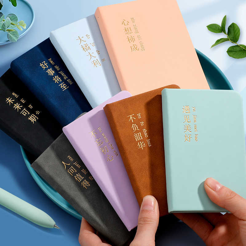 A7 notebook small pocket notepad mini portable compact notebook simple color memo pad S260209