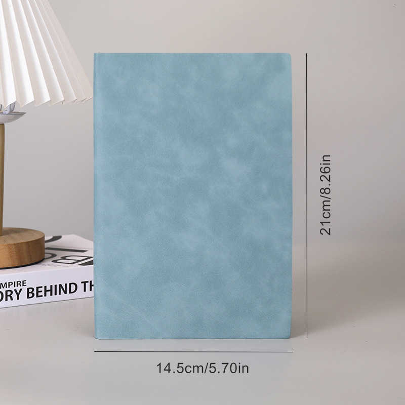 A5 notebook with thickened PU soft cover suitable for office and meeting notes business record book can be printed with logo S260209