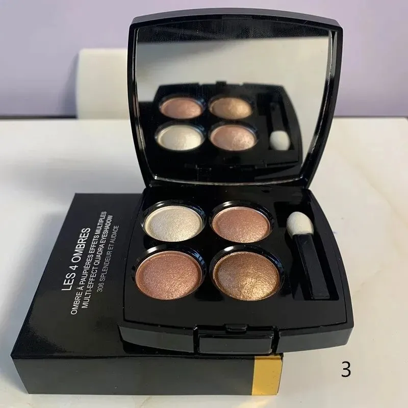 Brand 4 Colors Eye Shadow Palette With Make Up Brush 6 Kinds Can Choose Women Girl Eyes makeup Kit 301 302 303 304 305 306 High Quality