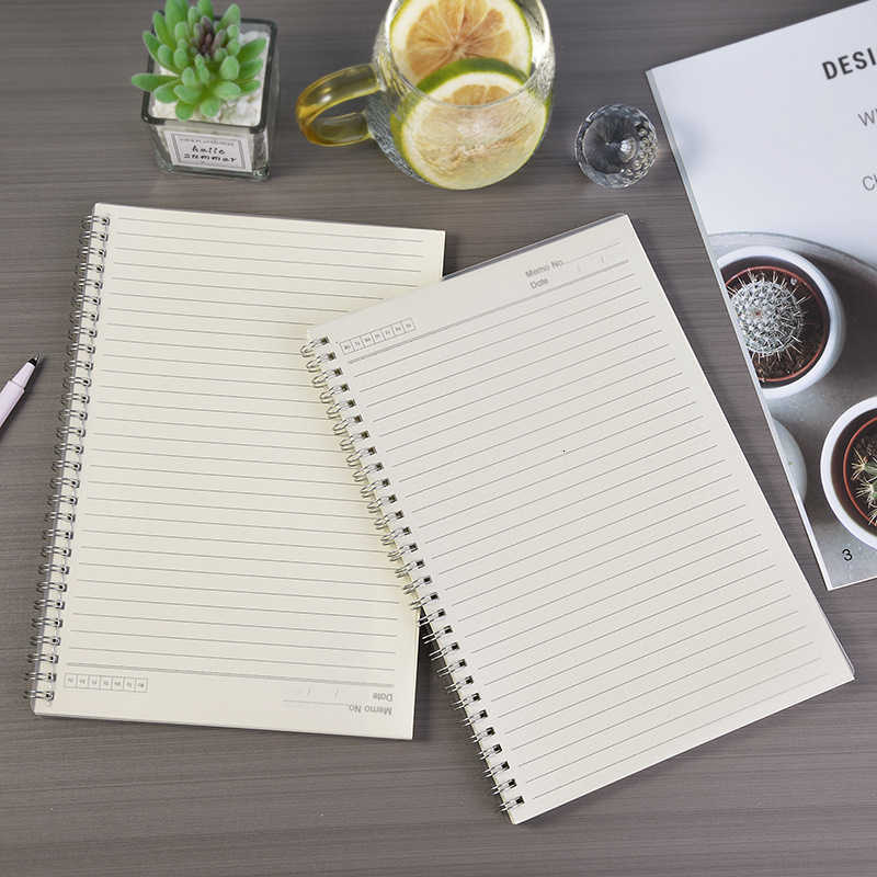 B5 notebook A5 loose-leaf notebook frosted PP spiral notebook notepad blank notebook small creative notebook S260209