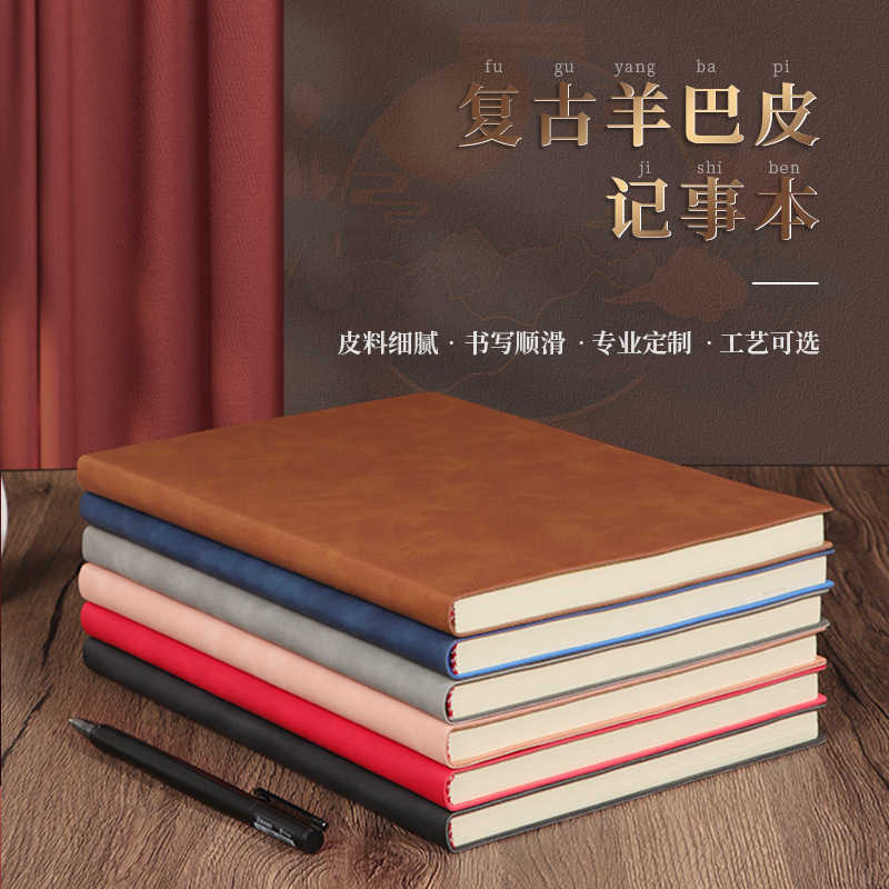 A5 notebook thickened sheepskin notepad high aesthetic business meeting record notebook S260209