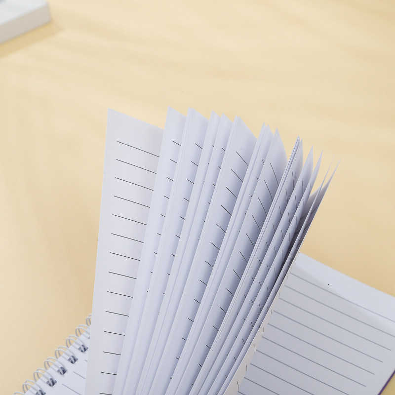 A5 Solid Color Simple Spiral Notebook Softcover Notebook Multi-color Student Planner Customizable S260209