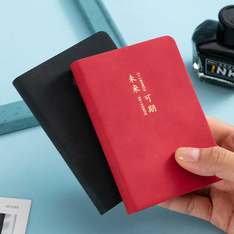 A7 portable pocket notebook sheepskin diary business simple PU small notebook S260209