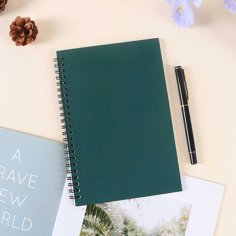 Coil-bound A5 thickened business office meeting record notebook notepad S260209