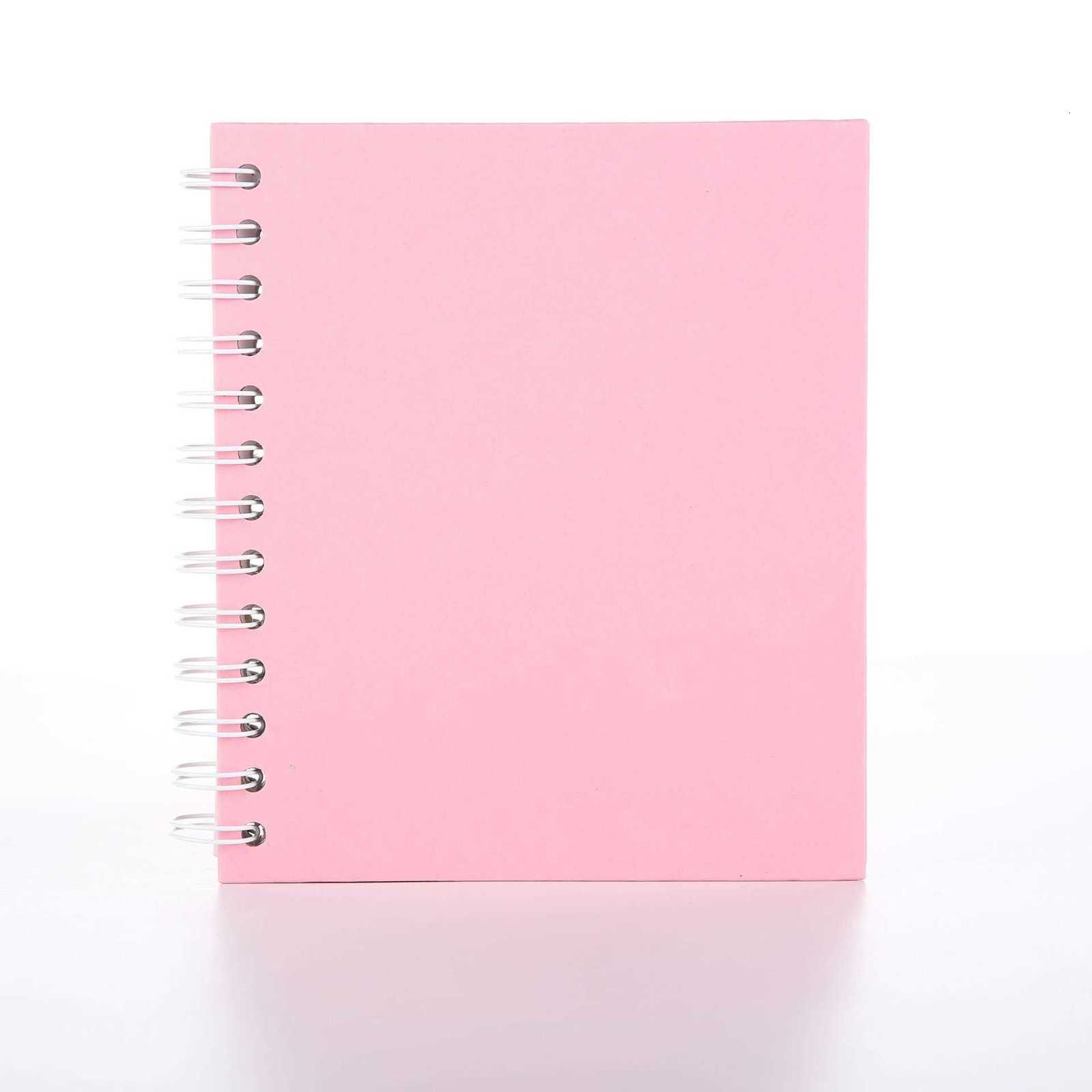 Macaron color DIY photo album self-adhesive photo album journal postcard baby growth photo collection commemorative album S260209