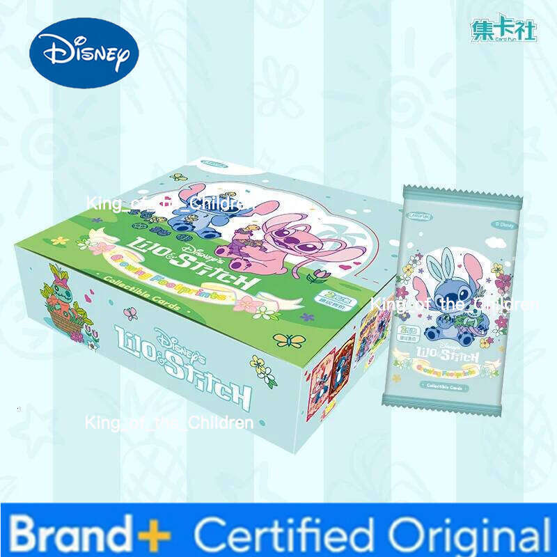 Disney 20 Packs CARDFUN Lilo Collectable Card Anime Trading Stitch Game Collection Cards Blind Box Gifts H260210