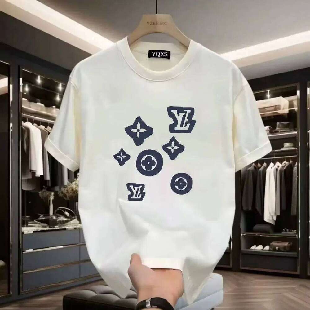 New Arrival Motorcy Letter High Quality Printing Cotton Sweat Absorption For Couple Designer Fashion Tees Short Sleeve T-Shir