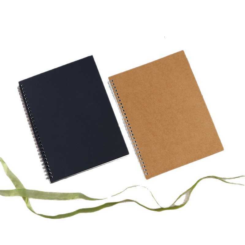 B5 Kraft Paper Spiral Notebook Student Sketchbook Loose-Leaf Notebook A5 Business Office Notepad S260209