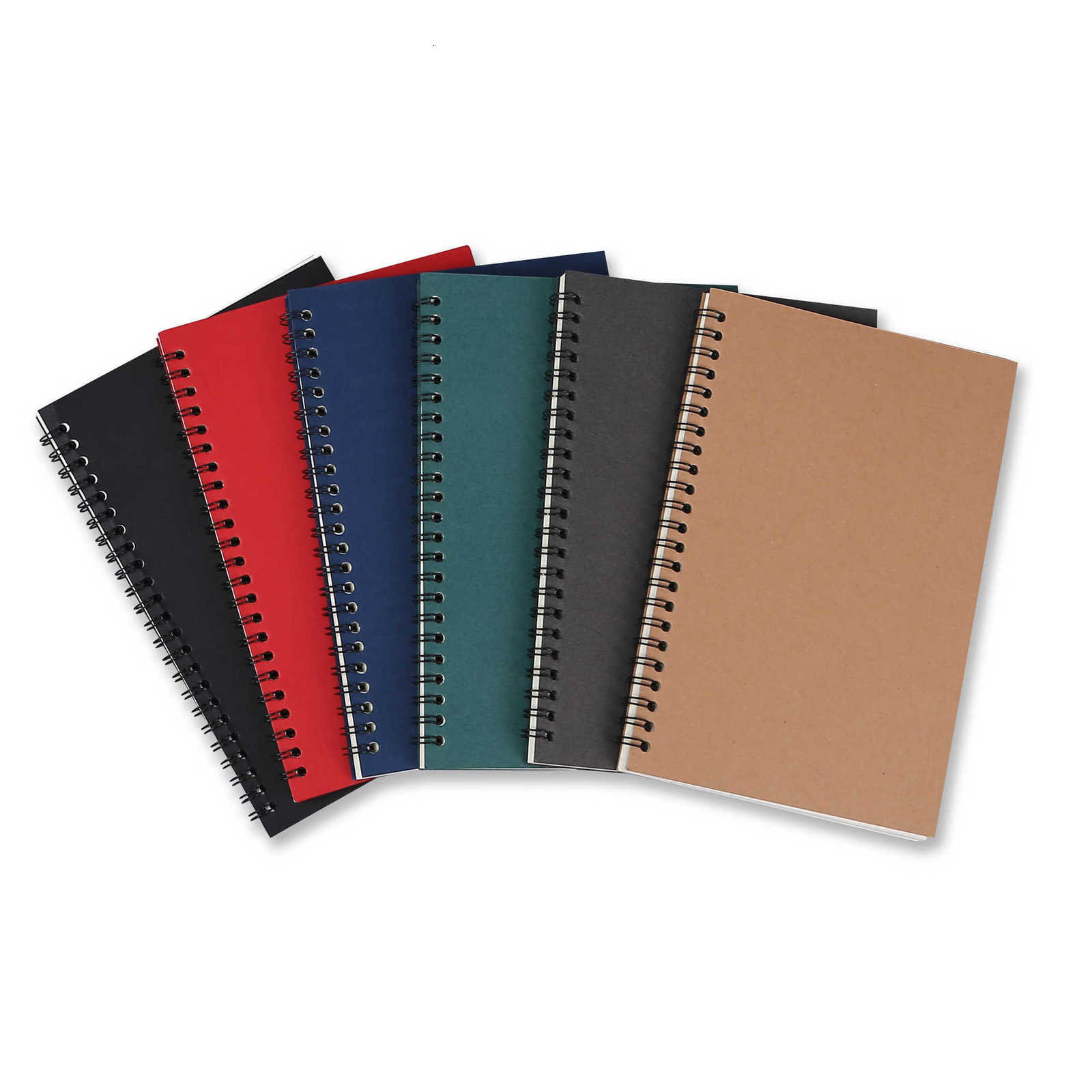 Creative stationery coil notebook advertising gold-stamped gift notepad kraft paper coil notebook S260209