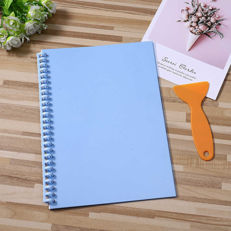 Stylish and elegant art paper notebook loose-leaf release paper notebook B5 spiral release paper notebook tape notebook notepad S260209