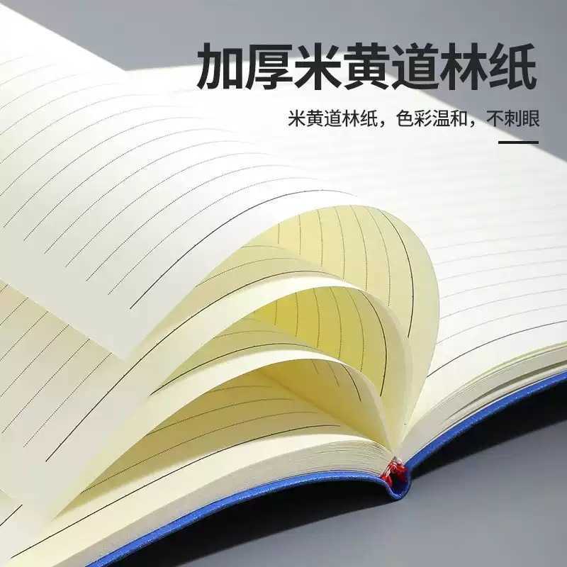 A5 Sheepskin Notebook Simple Journal Business Office Meeting Record Book PU Leather Notebook S260209