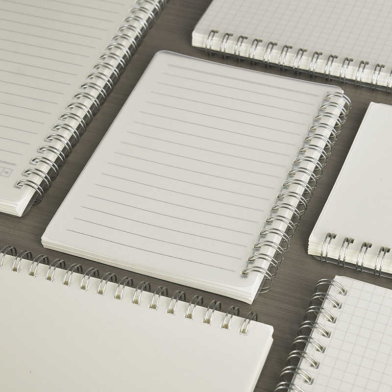 B5 notebook A5 loose-leaf notebook frosted PP spiral notebook notepad blank notebook small creative notebook S260209