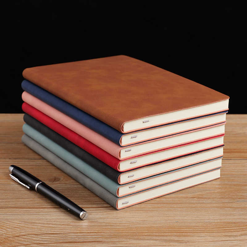 Notebook A5 thick notebook high aesthetic value planner notepad gift box set sheepskin notebook B5 S260209