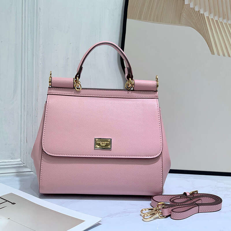 Luxury Shoulder Bags New Sicily Miss Series Palm Print Simple Versatile Single Crossbody Handbag Fashion Commuter Banquet Women S Bag SENYY