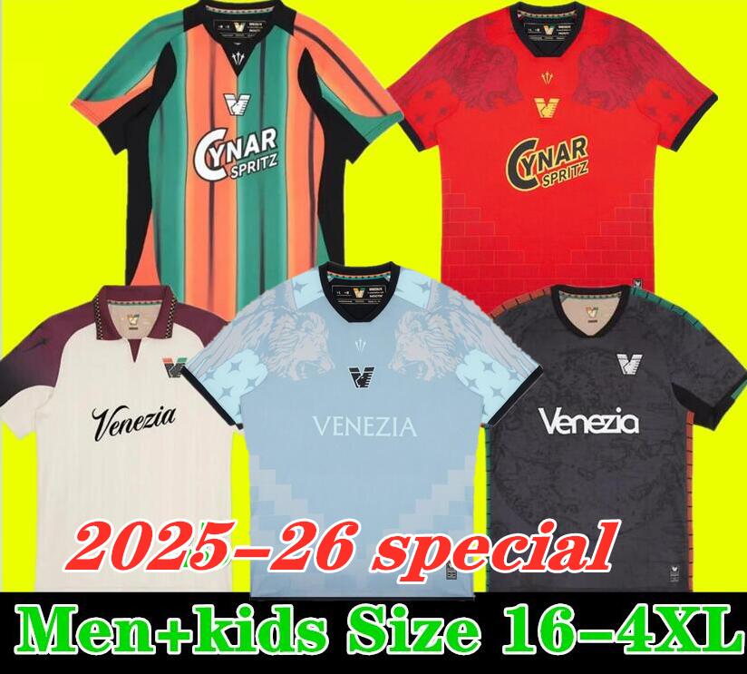 2026 Venezia FC soccer Jerseys ZAMPANO YEBOAH 26 27 Venice Home away 3rd BUSIO ORISTANIO ADORANTE VENTURI Football shirts HAINAUT BJARKASON SAGRADO maillots de foot