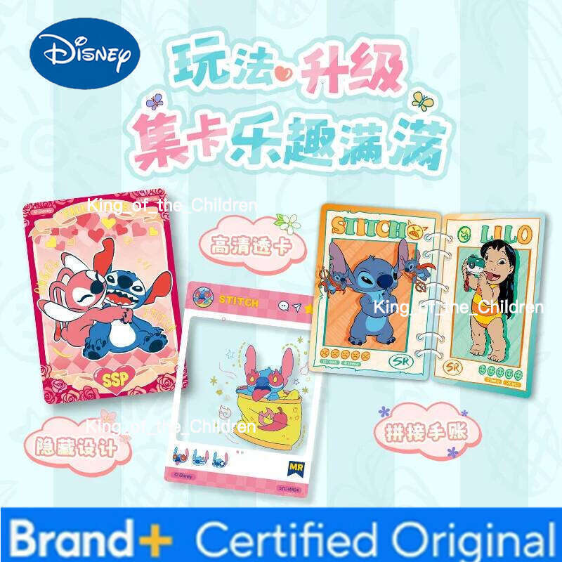 Disney 20 Packs CARDFUN Lilo Collectable Card Anime Trading Stitch Game Collection Cards Blind Box Gifts H260210
