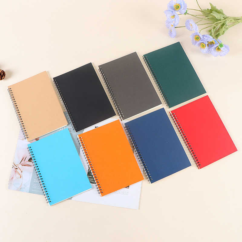 Coil-bound A5 thickened business office meeting record notebook notepad S260209