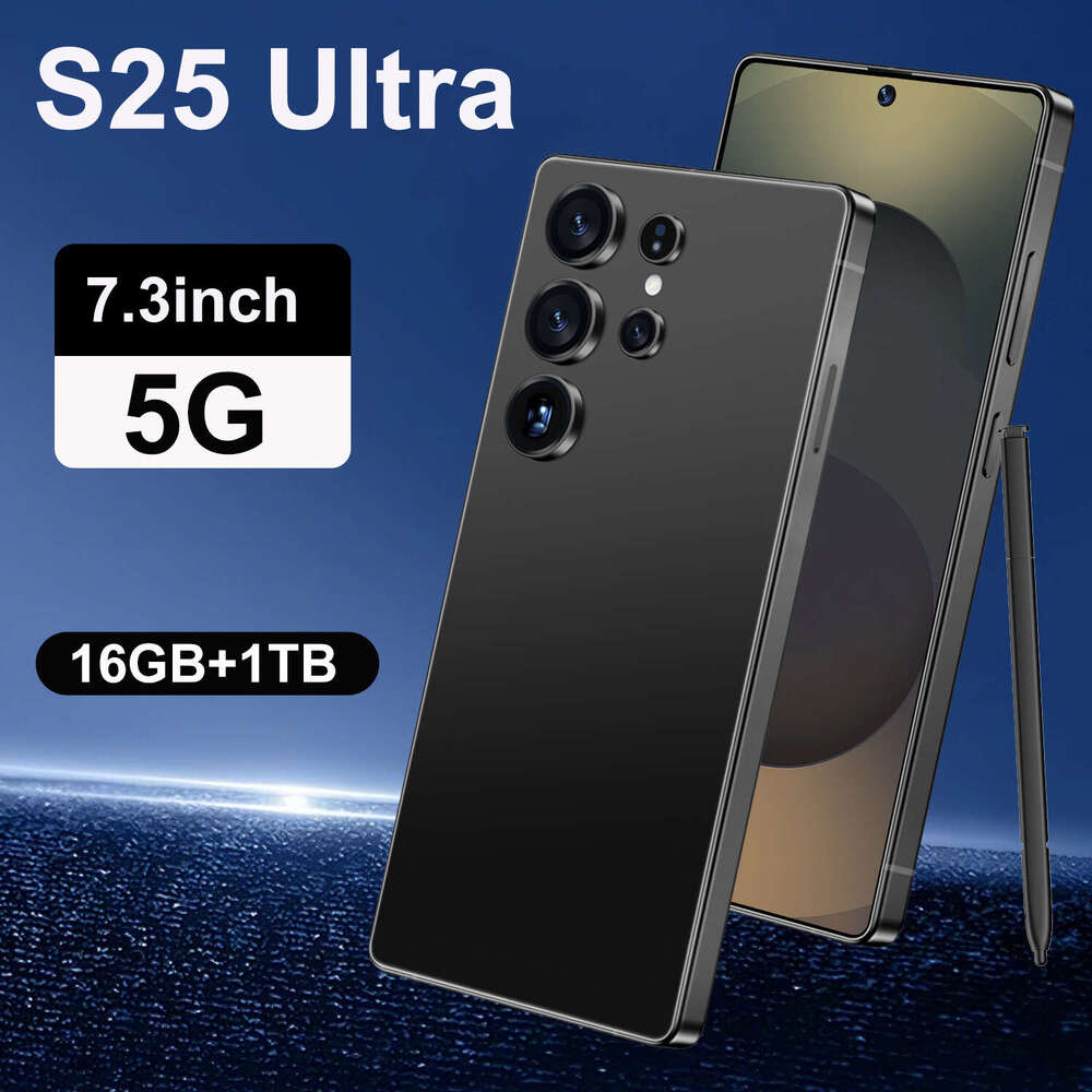 Well-known Brand S25 Ultra Smartphone Built-in Pen Android 14 Large Memory Hot-selling Foreign Trade Wholesale Cross-border Mobile Phone CKS