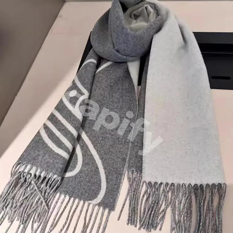 Women's Scarf Autumn And Winter Wool Cotton Warm Shawl Wedding Date Outdoor Travel Letters Scarves