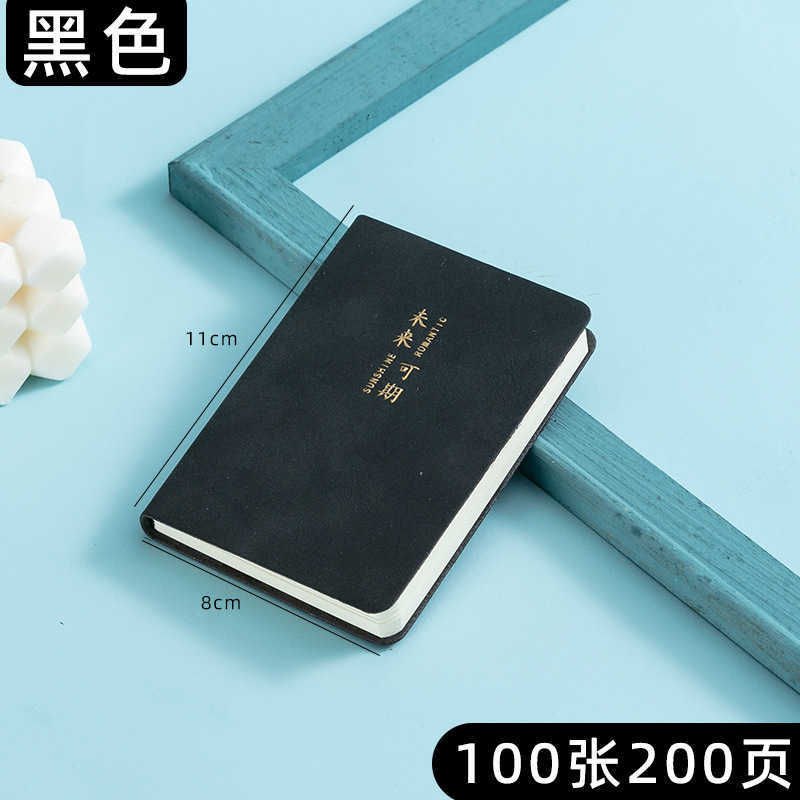 A7 portable pocket notebook sheepskin diary business simple PU small notebook S260209