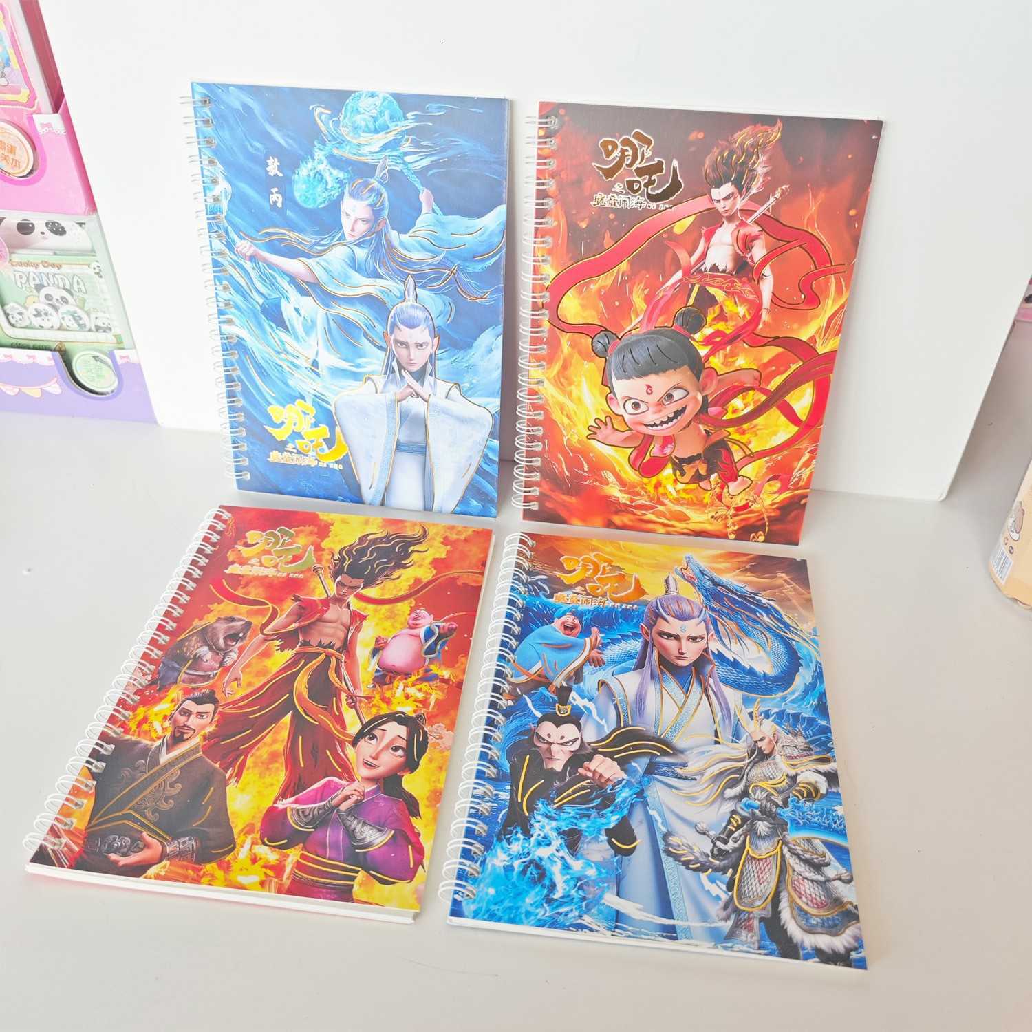 Cartoon LABUBU A5 Coil Notebook New High-Value LABUBU Loose-Leaf Lined Notebook Student Planner Notebook S260209