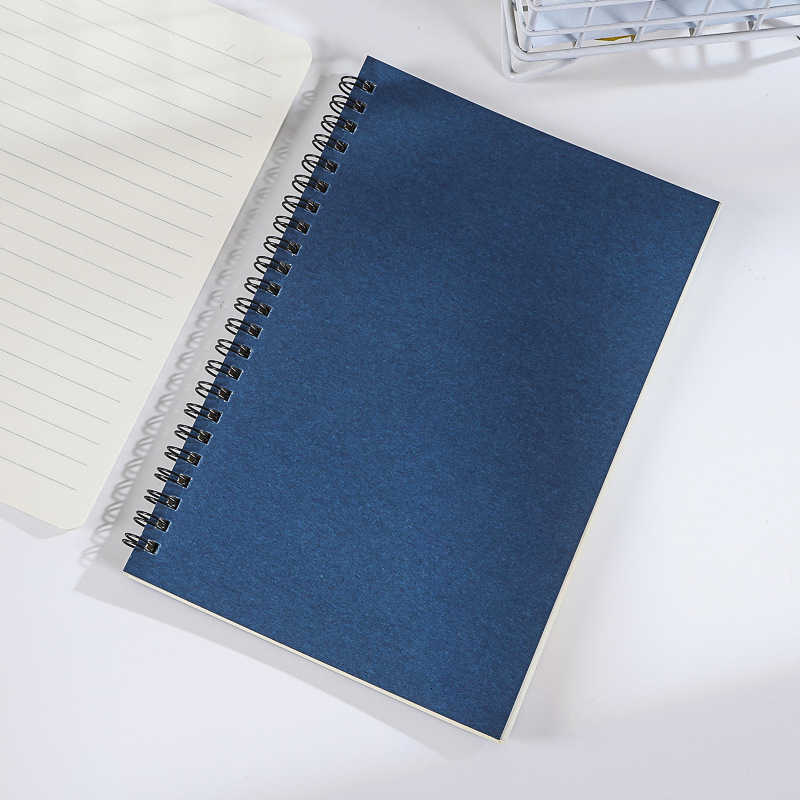 Simple student stationery A5 notebook colorful lined spiral notepad reward thick notebook S260209