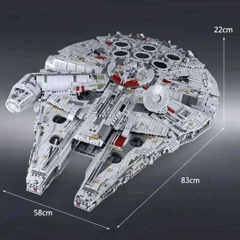 2026 New 7541Pcs The Large Millennium Ship 75192 Assemble Home Decoration Model Toys For Kids Adults Birthday Christmas Gifts 26H0209