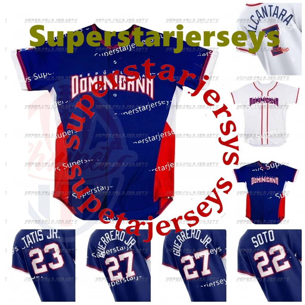 Team Dominican Republic 2026 World Baseball Classic JerseyS Juan Soto WBC Fernando Tatis Jr. Vladimir Guerrero Jr. Jose Ramirez Ketel Marte Rafael Devers cUSTOM