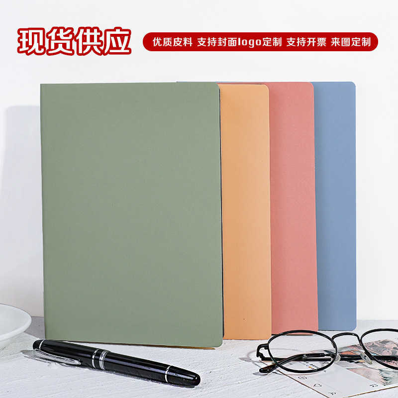 Notebook for student assignments with pen A5/A7 diary PU leather planner S260209