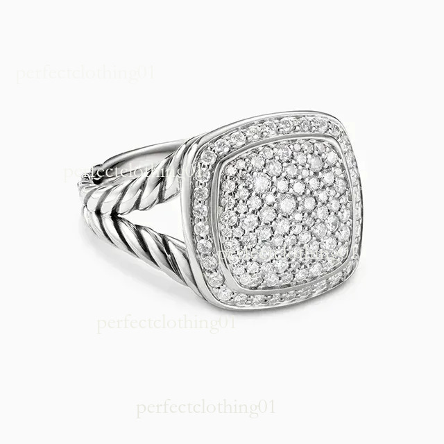 David Yurmon Rings Designer Ring For Women Wedding Rings Man Engagement Station Cable Collection Vintage Ethnic Loop Hoop Ring Punk Luxury Jewelry Gifts 6ff