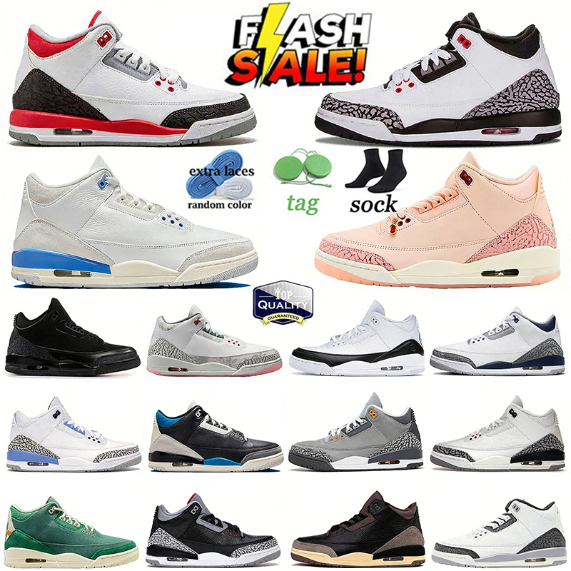 2026 Designer Trainers 3 J3 Basketball Shoes Men Women 3s Sport Blue Tinker NRG New Seoul Sunset Pure white Retroes Outdoor Sports Platform Sneakers