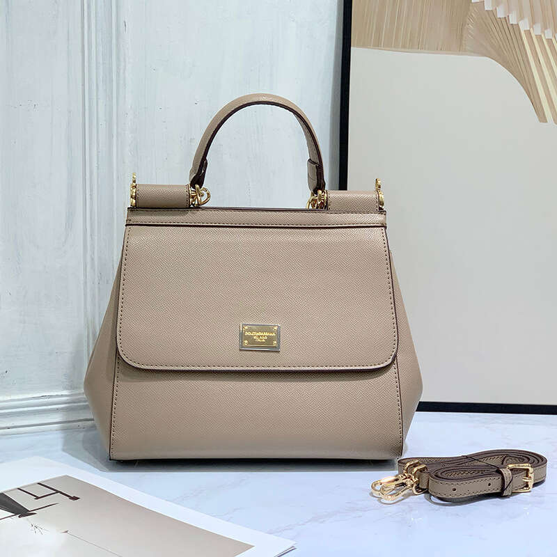 Luxury Shoulder Bags New Sicily Miss Series Palm Print Simple Versatile Single Crossbody Handbag Fashion Commuter Banquet Women S Bag SENYY