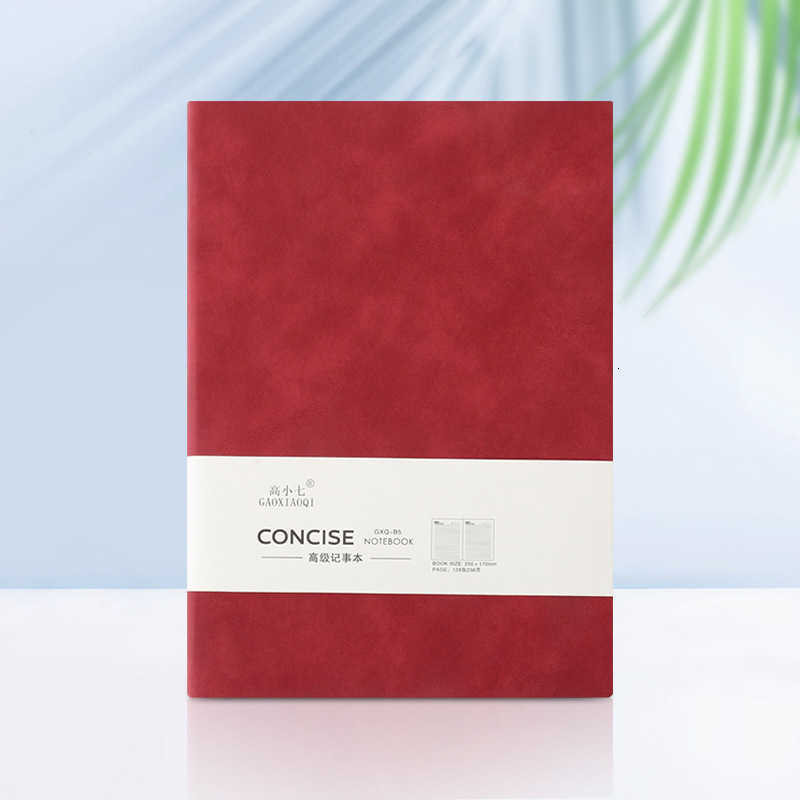 Yangba Notebook Business Planner Office Notepad Thickened Soft Leather Diary Simple Design for College Students S260209