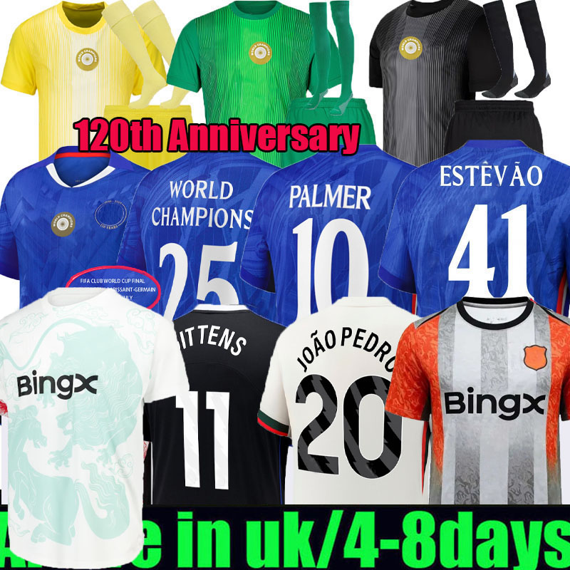ENZO GARNACHO PALMER soccer jersey 25 26 ESTEVAO GITTENS pedro DELAP HATO MUDRYK NETO 2025 2026 football shirt adult kids kit CAICEDO N.JACKSON 1990 1994 pre match