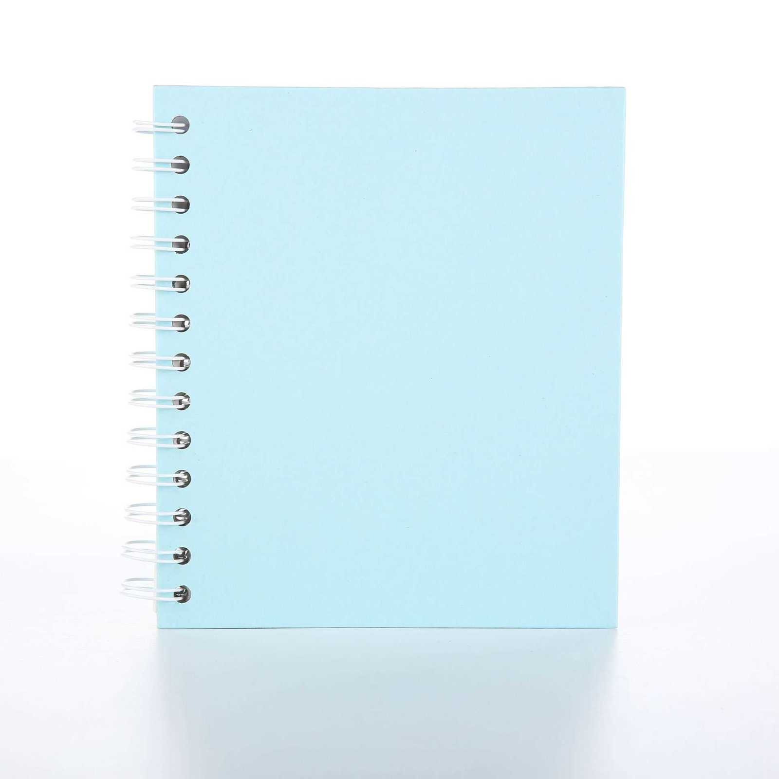 Macaron color DIY photo album self-adhesive photo album journal postcard baby growth photo collection commemorative album S260209