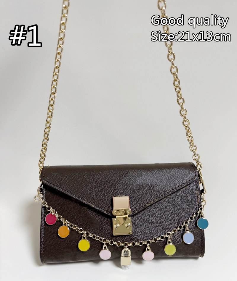 2026 Chain Shoulder Bag Mini Handbag Iconic S-lock clasp CrossBody Flap Monograms Pochette Purse