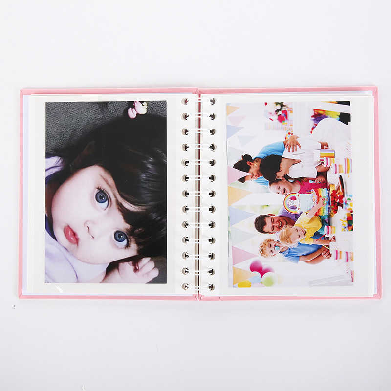 Macaron color DIY photo album self-adhesive photo album journal postcard baby growth photo collection commemorative album S260209